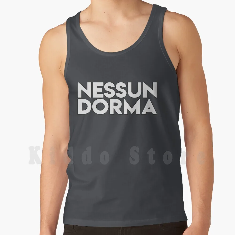 Nessun Dorma Canotte Gilet Senza Maniche Nessun Dorma Calcio Calcio Futsal Italia 90 1990 Italia Ciao Baggio Maldini
