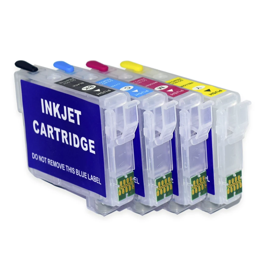 220 220XL T220 Refillable Ink Cartridge With Disposable Chip For Epson XP-320 XP-420 XP-424 WF-2630 WF-2650 WF-2660 2750 2760 ink cartridge