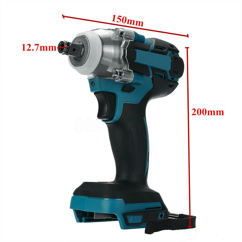 

18V 520Nm 1/2inch Cordless Brushless Impact Wrench For Makita DTW285Z No Battery