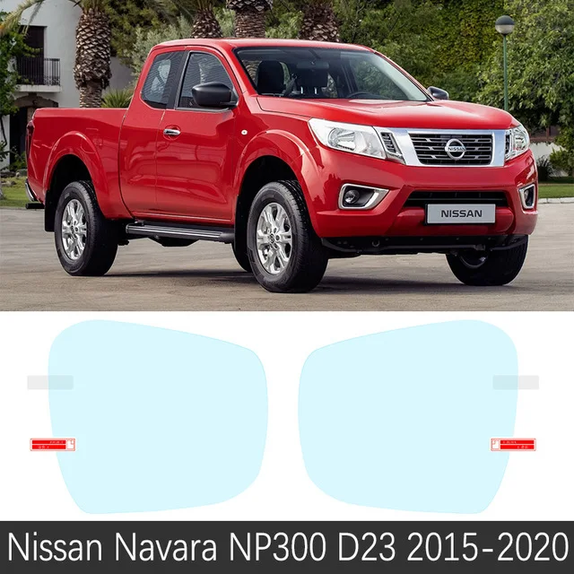 Для Nissan Navara NP300 D23~ полное покрытие противотуманная пленка зеркало заднего вида анти-непрозрачна пленка s Аксессуары - Название цвета: Navara NP300 D23