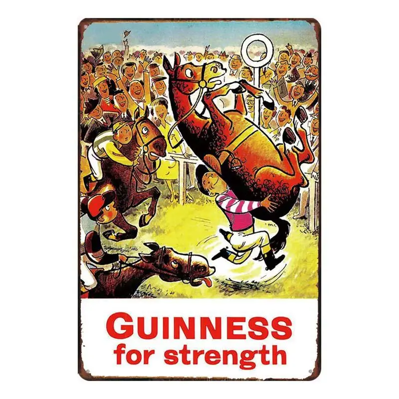 Винтажная тарелка Guinness металлическая жестяная вывеска настенная панель для дома художественная кухонная кофейная декоративная металлическая роспись жестяная вывеска настенная декоративная доска