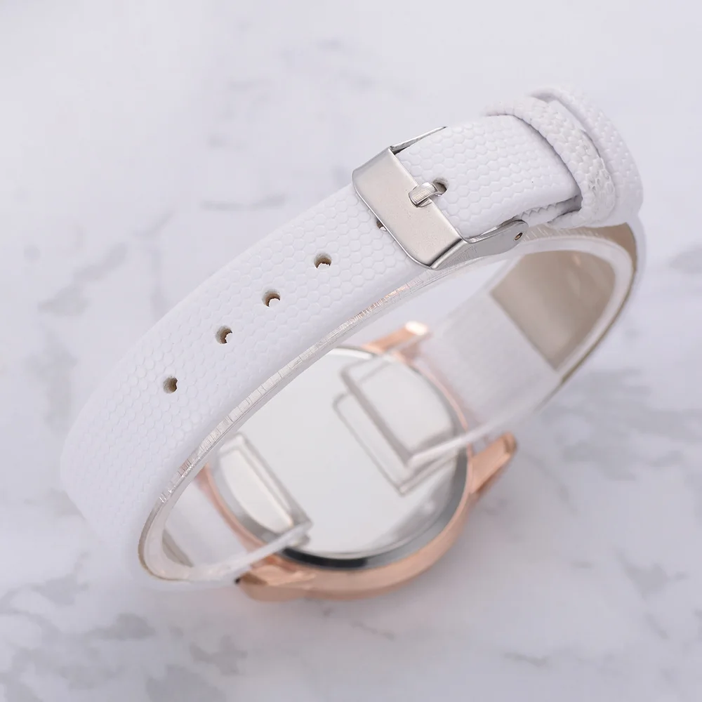 Women Fashion Rainbow Watch Leather Band Wrist Watch Casual Ladies Watch Women\'s Quartz Watches Relogio Feminino Montre Femme