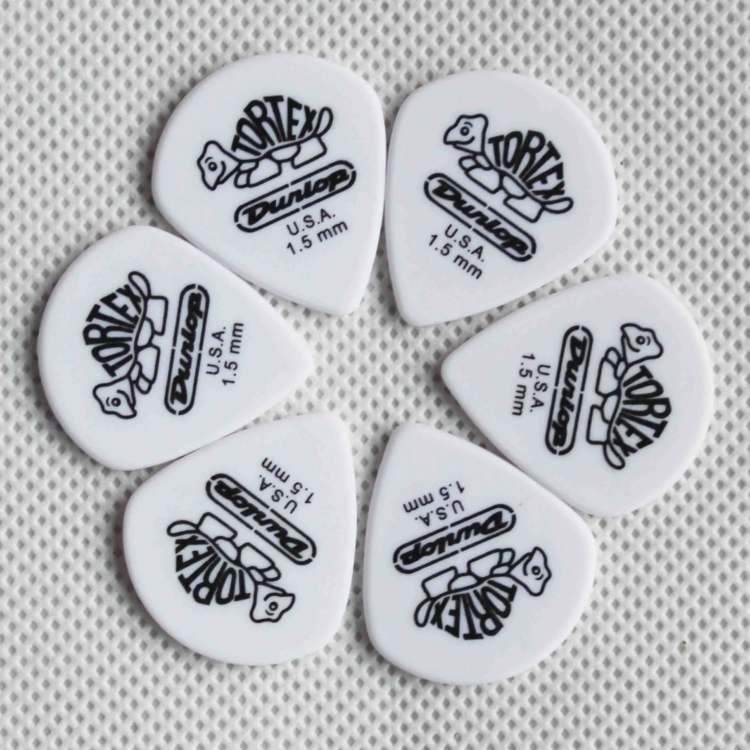 white color Danlop Tortex Derlin гитарные палочки, комплекты медиаторов для акустической, классической, электрической и бас-гитары s - Цвет: white color