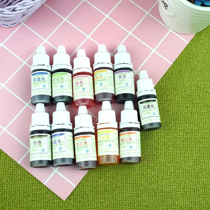 

Dyeing Pigment Slime Crystal Mud UV Resin Dyeing Water Oil Dual Use Pigment DIY Craft OCT998