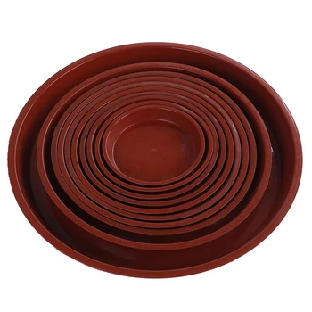 

Garden Pot Case 1PCS Round Shape Plastic Solid Color Garden Pot Saucer Plant Pot Drip Tray Planter Pallet Flower Pot Tray 9Sizes