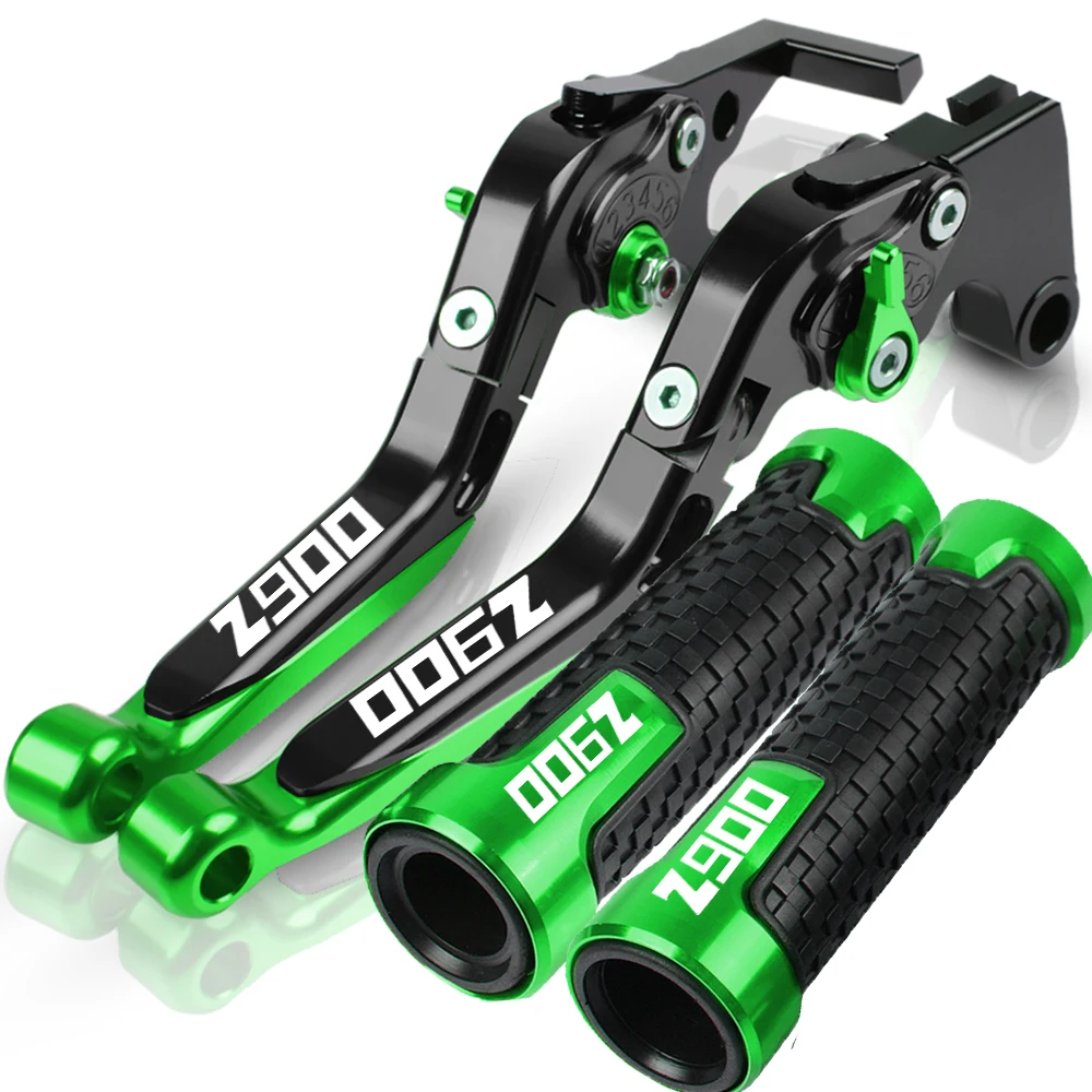 Motorcycle CNC Aluminum For KAWASAKI Z900 2017-2019 Brake Clutch Levers Handlebar Handle Grips Ends Z 900 Z-900 2018 2017 2019