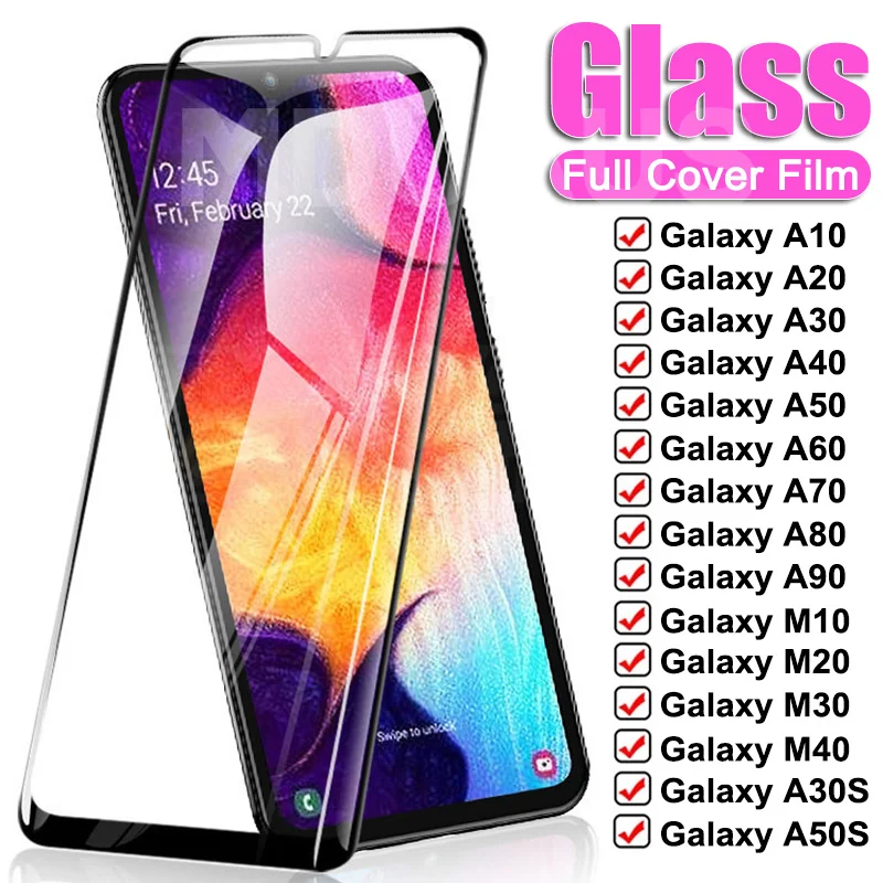 Закаленное стекло для Samsung Galaxy A10 A20 A30 A40 A50 A60 A70 A80 A90 M20 M30 M40 | Мобильные телефоны и