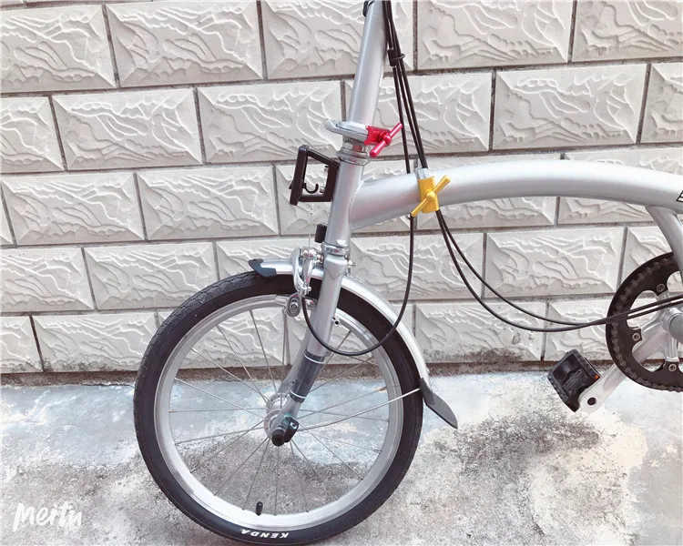 Сверхлегкий Сплав передний блок несущей для велосипеда Brompton Передняя сумка