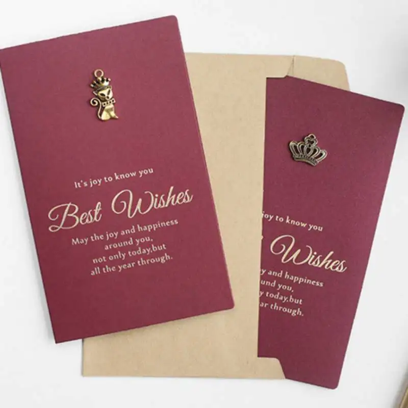  Valentines Day Greeting Card Thank You Note Card With Envelope Festive Party Invitation Card - 4000429918874