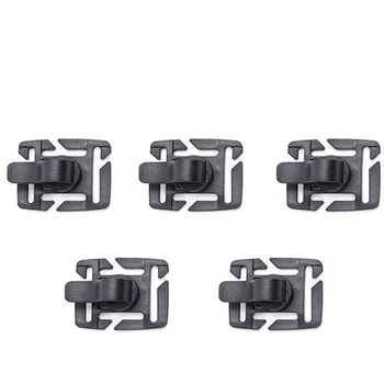 

Drink Tube Clip Water Pipe Hose Clamp Backpack Webbing Buckle Outdoor Camp Attach Web Hydration Black