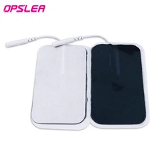 20 шт 2 мм разъем Многоразовые Tens электроды колодки для Tens цифровой акупунктурный терапия физиотерапия устройство массажер для мышечного стимулятора