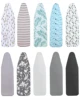 Ironing Board Cover Scorch Resistant, Extra Thick Cotton Iron Cover with Padding Heat Reflective Heavy Duty Pad Approx 140x50cm 2