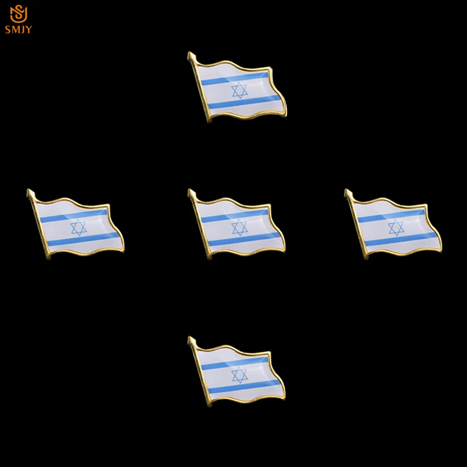 Israel Star Of David Flag Brooch Asian Waving Country Flag Badge Tie Lapel Israel Star Of David Flag Brooch Asian Waving Country Flag Badge Tie Lapel