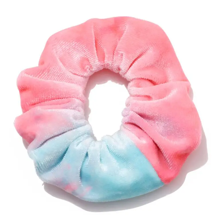 Pastel Hair accessories Hair band Tie dye velvet scrunchie Kawaii head band Gifts for girls. Tye dye velvet scrunchy Pastel goth