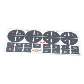 

AC Dash Button Repair Kit Decal Stickers For Silverado Sierra tahoe Chevrolet
