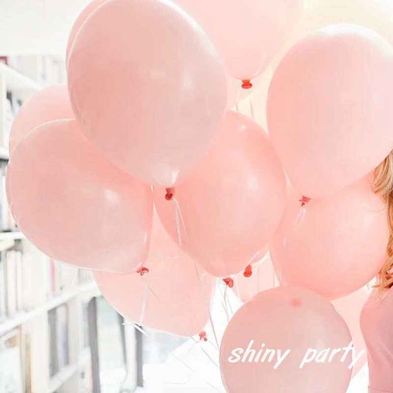 balloons pink 10inch 2.2g anniversaire enfant pink gold birthday decoration wedding decoration air globos party supplies