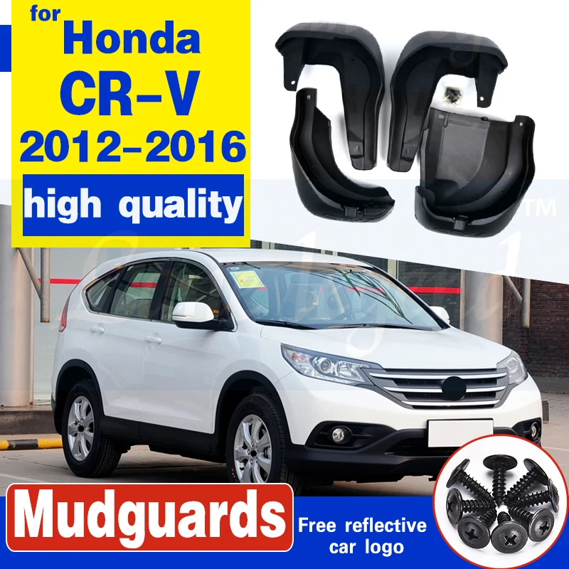 ALLTIMES 4PCS Mud Flaps Splash Guards For Honda CRV GAS Version 2023 Black Pp Plastic Mudguard - View #3