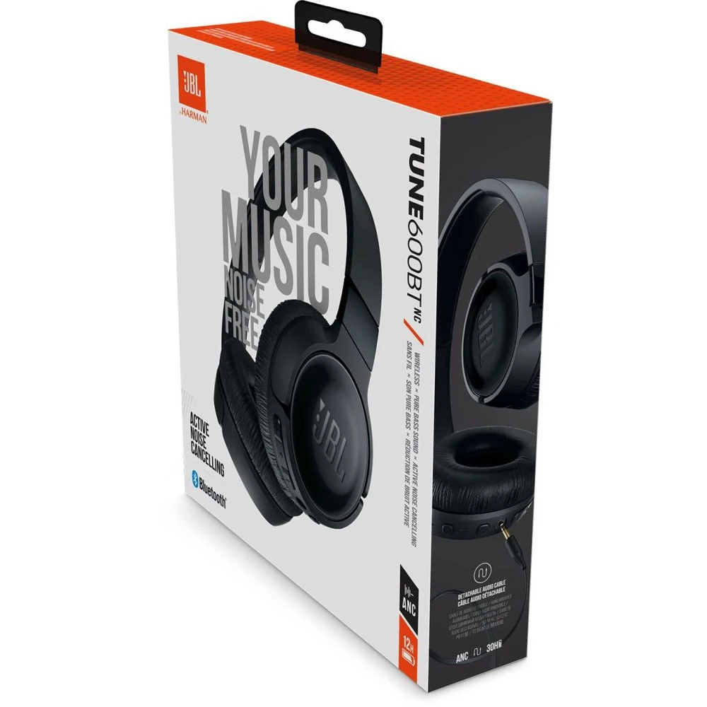 Гарнитура накладные JBL T600BTNC черный беспроводные bluetooth