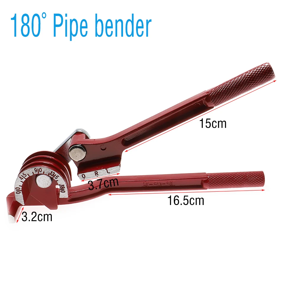 

180° 6/8/10mm Tube Pipe Bender/Copper Tube pipe bend/Air Conditioning Tube bender for the industrial pipe Manual Elbow Tool