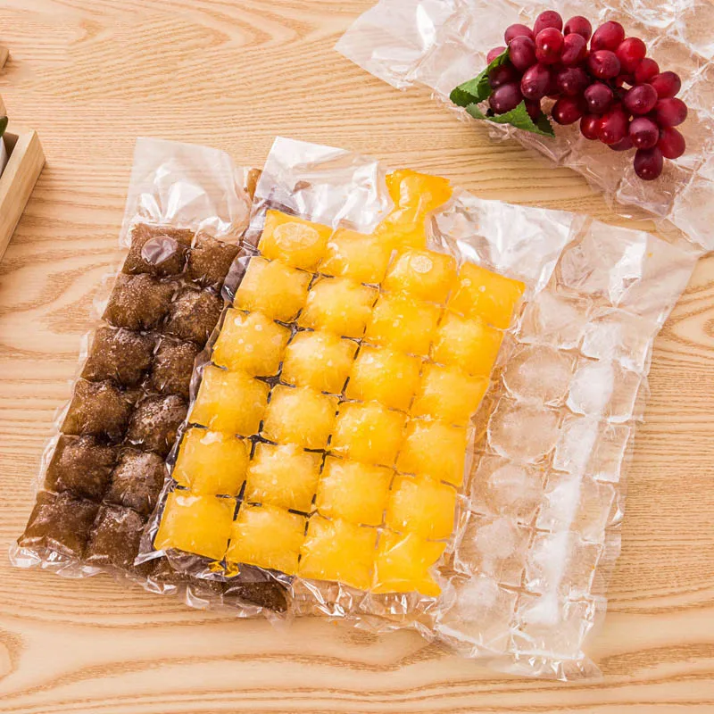 

Portable Kitchen Gadgets Disposable Self-sealing Ice Mould 10pcs/pack Ice Cube Tray Mold Ice-making Bags DIY Drinking Tool