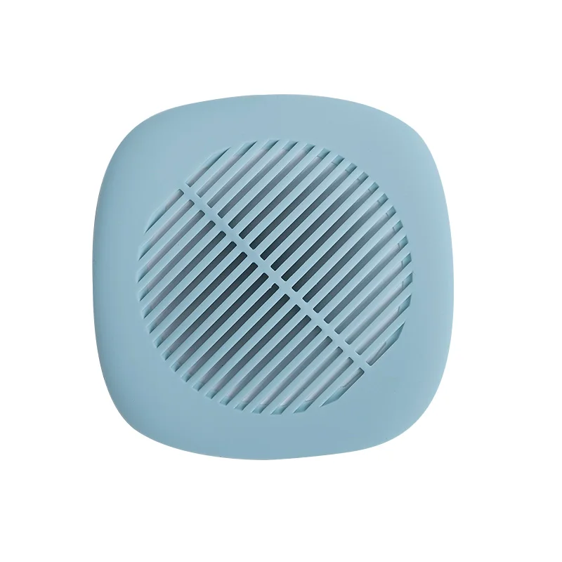 Силиконовый Фильтр для раковины, анти-блокирующий напольный слив, стопор для волос, канализационный фильтр, фильтр для кухонной раковины, аксессуары для ванной комнаты - Цвет: light blue