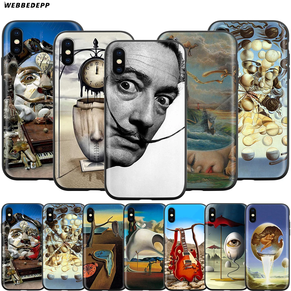 Webbedepp Alvador Dali чехол для Apple iPhone 12 Mini 11 Pro XS Max XR X 8 7 6 6S Plus 5 5S SE | Мобильные телефоны и