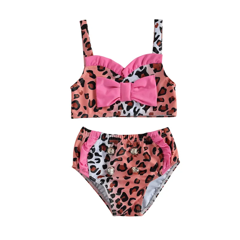 Brouwerij Buurt long 6-36 Maanden Peuter Meisjes Twee Stuk Badpakken Leuke Luipaard Print Strik  Band Baby Meisjes Bikini Set - AliExpress Moeder & Kinderen