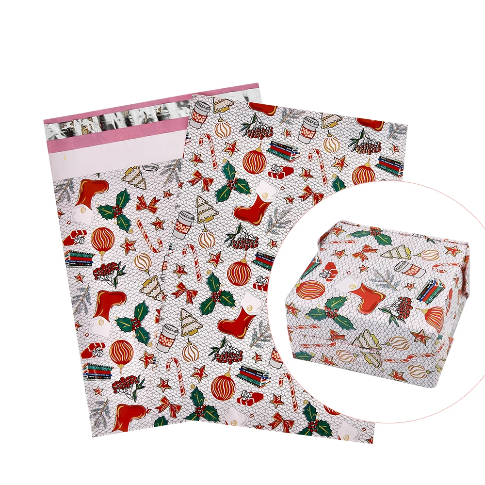 Christmas Envelope Packaging Envelopes with Self Seal Courier Storage Bags Clothes Mailers Packaging Bags 10PCS 10x13" 25x33cm for Courier Bag Mailing Envelopes Mailing Bags Packing Pouches Express Bag