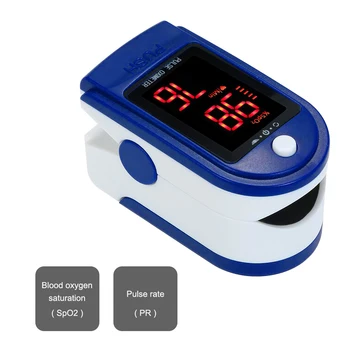 

Professional Blood Oxygen Monitor Finger Pulse Oximeter Mini SpO2 Monitor Oxygen Saturation Monitor Measuring Gauge Device