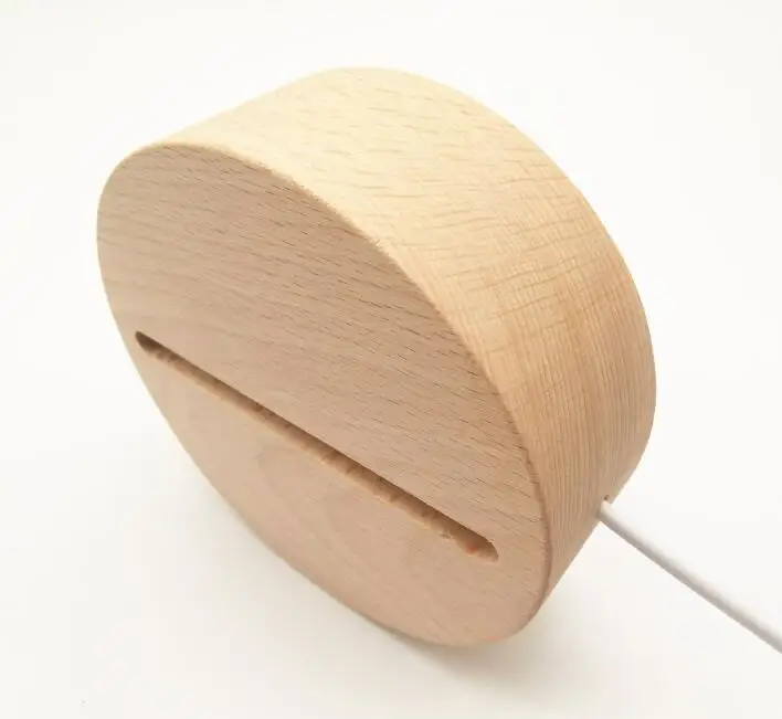 Светодиодная подсветка из твердого дерева современный ночсветильник с USB