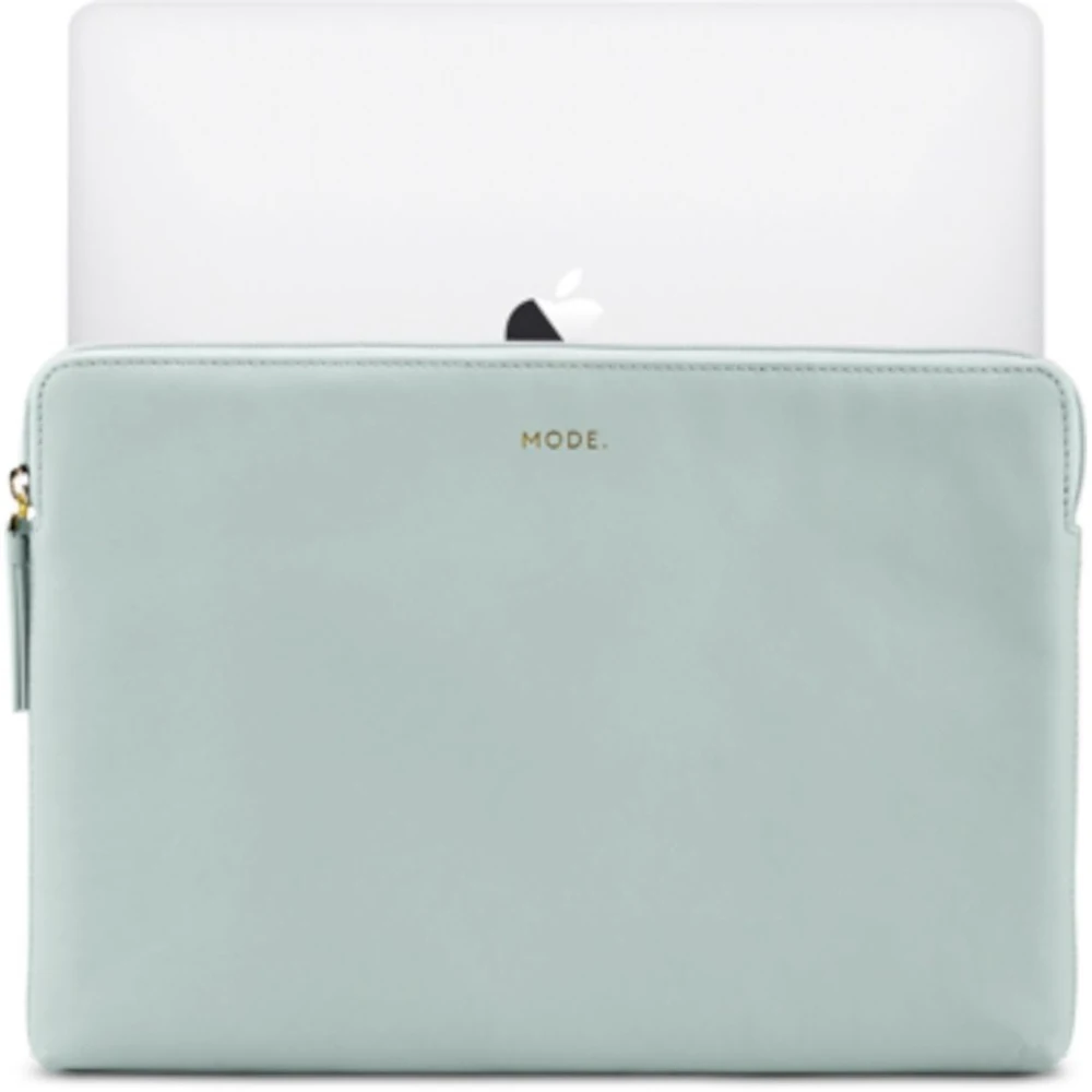 Чехол-конверт Dbramante1928 Paris для ноутбука MacBook Air 13". Материал кожа. Цвет мятный