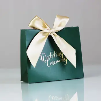 

10 pcs ribbon wedding Decoration candy box gift party boxes packaging favor boxes