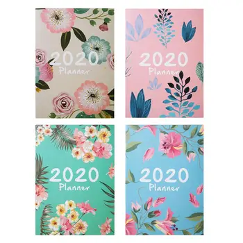 

2020 Planner Agenda A4 Monthly Planner Beautiful Flower Pattern Innovative Notebook For Office School Study