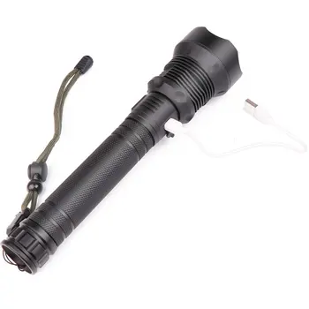

Super Powerful lamp XHP70 LED Flashlight LED Torch USB Lamp Zoom Tactical Torch 18650 26650 Rechargeable Battey