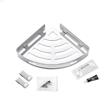 

Punch-Free 304 Stainless Steel Triangle Basket Bathroom Shelf Suction Wall Wall-Mounted Bathroom Toilet Storage Shower Shelf