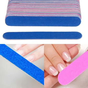 

100 Pcs Disposable Nail Files Double Sided Emery Board Nail Buffering Files Manicure Tool