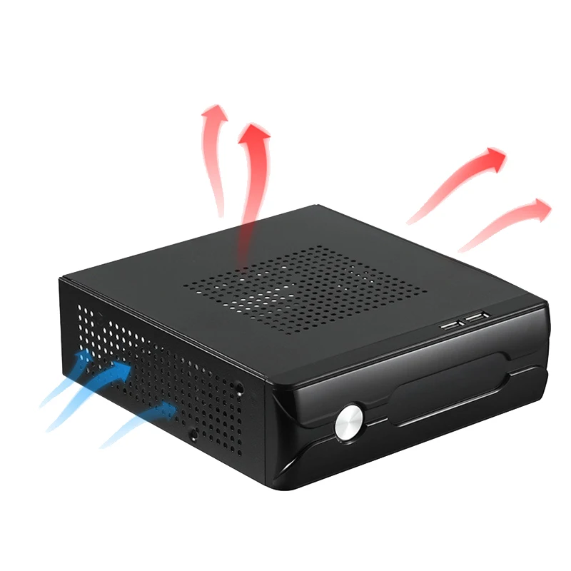 Настольный блок питания для игр HTPC Host Office Home 2 0 USB Mini ITX с отверстием радиатора