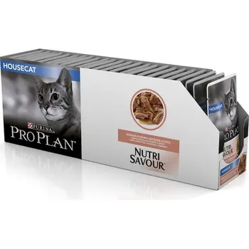 

Pro Plan Nutrisavour Housecat пауч для домашних кошек (кусочки в соусе), Cat food, for cats,24*0,085 кг