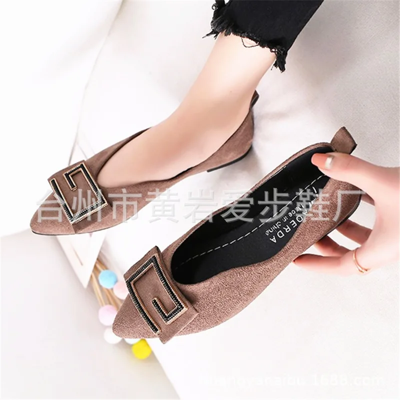 

WOMEN'S Shoes 2020 Spring New Style Versatile Delicate Vintage Low-Cut Soft-Sole Pointed-Toe Gentle Fairy Four Seasons Flat Keel