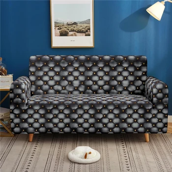 

3D Geometric Elastic Sofa Cover All-inclusive Slip-resistant Sofa Covers Living Room Couch Covers Single/Two/Three/Four Seater