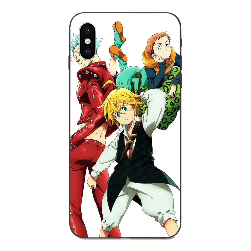 Seven Deadly Sins Meliodas Elizabeth Liones для Apple iPhone 4 4s 5 5S SE 6 6S 7 8 Plus X XS Max XR Diy