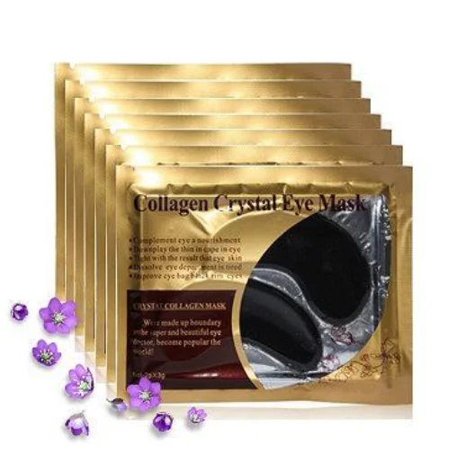 02 5PCS Патчи для глаз мешки для глаз морщинки темные круги накладки для глаз уход за кожей маска для глаз 5 шт. Коллаген Кристалл маска на лицо гель TSLM1 - Цвет: 02 5PCS