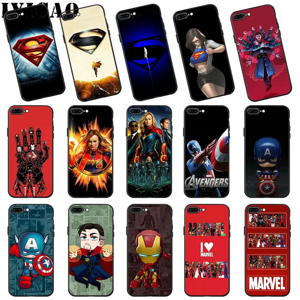 Marvel Creative Soft Case for Xiaomi Redmi Note 8 7 6 5 Pro 5A 4X Silicone TPU |
