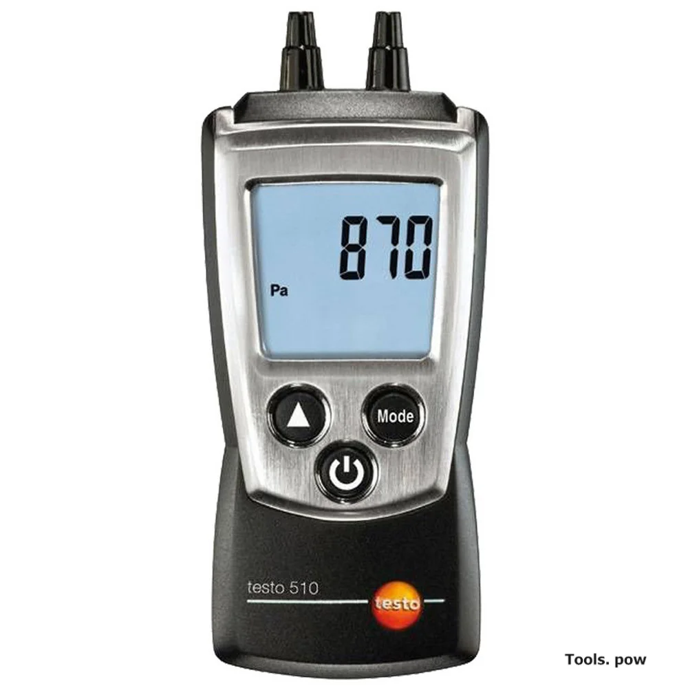 Testo 510 Manometro Lineare 0-100 Hpa (0563 0510/0560 0510) Strumenti Di Misurazione Manometro Differenziale Digitale 500Mbar