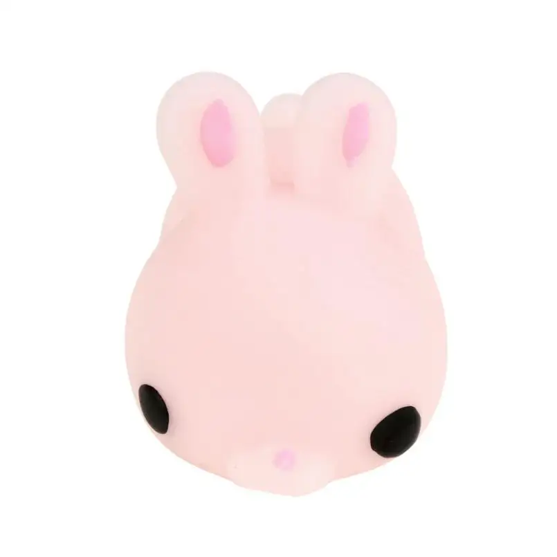 

Cute Mochi Squishy Pink Rabbit compress Healing Fun Kids Kawaii Toy Stress Reliever Decor Gift Sep 1