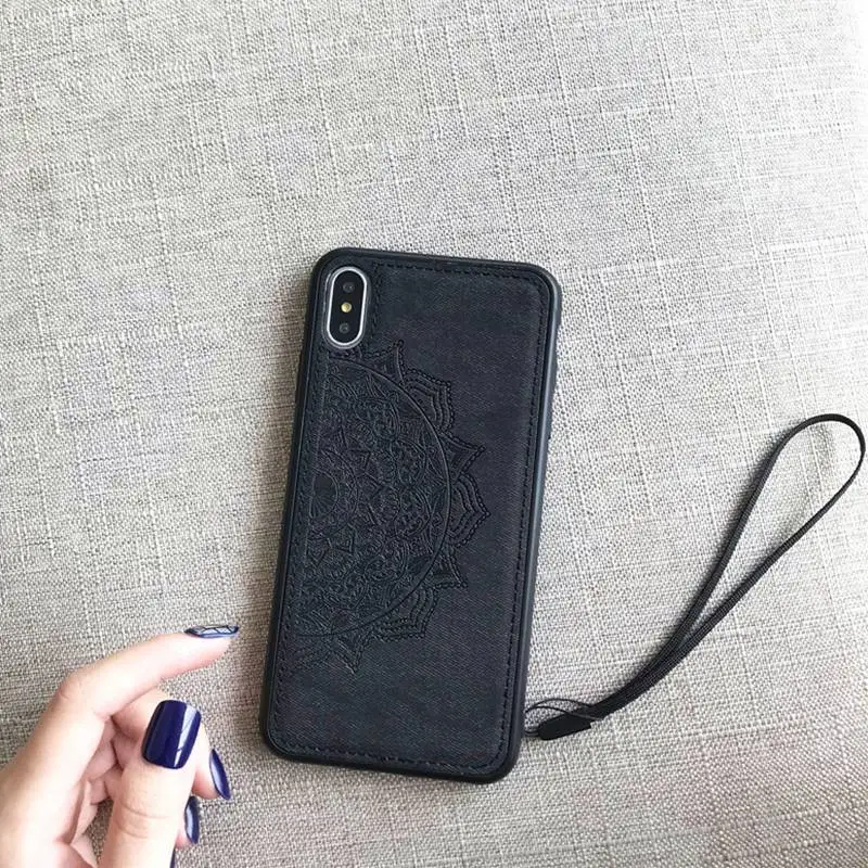 Black Мягкая рамка из ткани для Xiaomi Redmi Note 8 Pro Чехол Redmi Note 8 7 6 6A 7A 8A 8T Go автомобильный Магнитный чехол-держатель Redmi K20 Pro Чехол - Цвет: Black