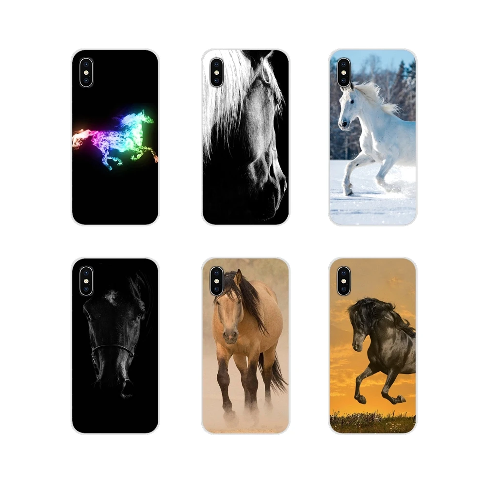 Running Horse Accessories Phone Cases Covers For Samsung Galaxy S3 S4 S5 Mini S6 S7 Edge S8 S9 S10 Lite Plus Note 4 5 8 9 | Мобильные