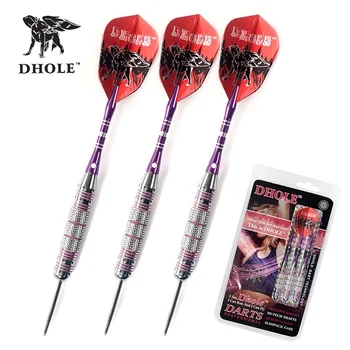 

23g CUESOUL DHOLE Series Darts Set 3pcs/set 15.5cm Professional Steel Tip Dart With Alloy Alu Dardos Shaft