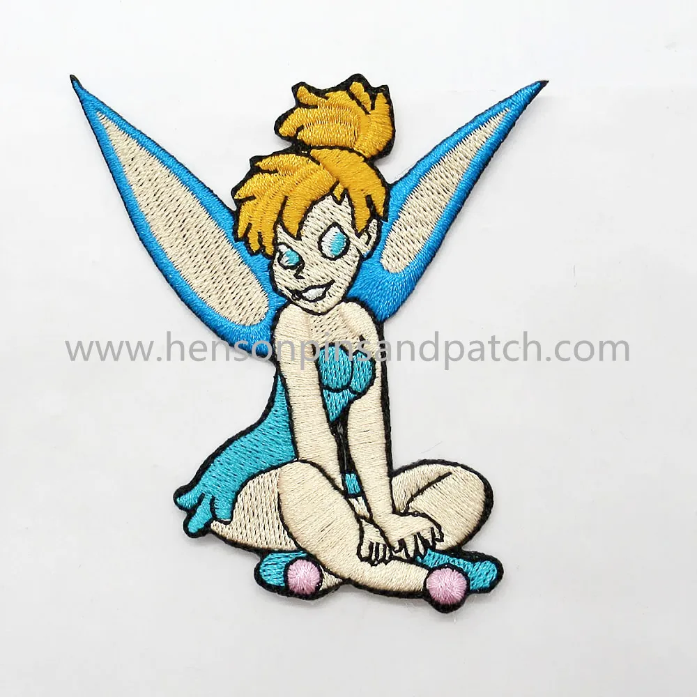 

8.3*7.6cm Retail and stock cartoon angel girl embroidery cloth patch