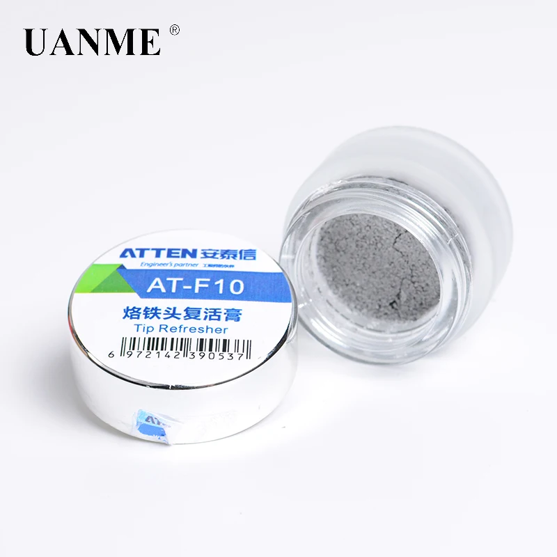 UANME AT-F10 Soldering Iron Tip Refresher Clean Paste For Oxide Solder Iron Tip Head Cream